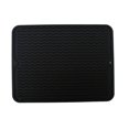 thumbnail image 4 of Sink Mat 40x30cm Silicone Raised Edges Wavy Shape Sink Drain Pad for Kitchen Bathroom Black, 4 of 5