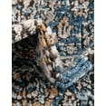 thumbnail image 4 of Unique Loom Nyla Collection Area Rug - Princess (5' 3" Round Blue/Dark Gray), 4 of 7