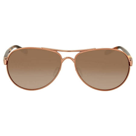 Oakley Feedback VR50 Brown Gradient Pilot Ladies Sunglasses OO4079 407901 59