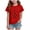 B2-Red, variant on sdbrld Girls Christmas Shirt for Kids Crew Neck Short Sleeve Christmas‑themed Casual Holiday Tee Tops Pink Sizes 5-6 Years