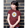 thumbnail image 2 of Whoopsie Daisy Heart Core T-Shirt Juniors -Image by Shutterstock,  Medium, 2 of 4