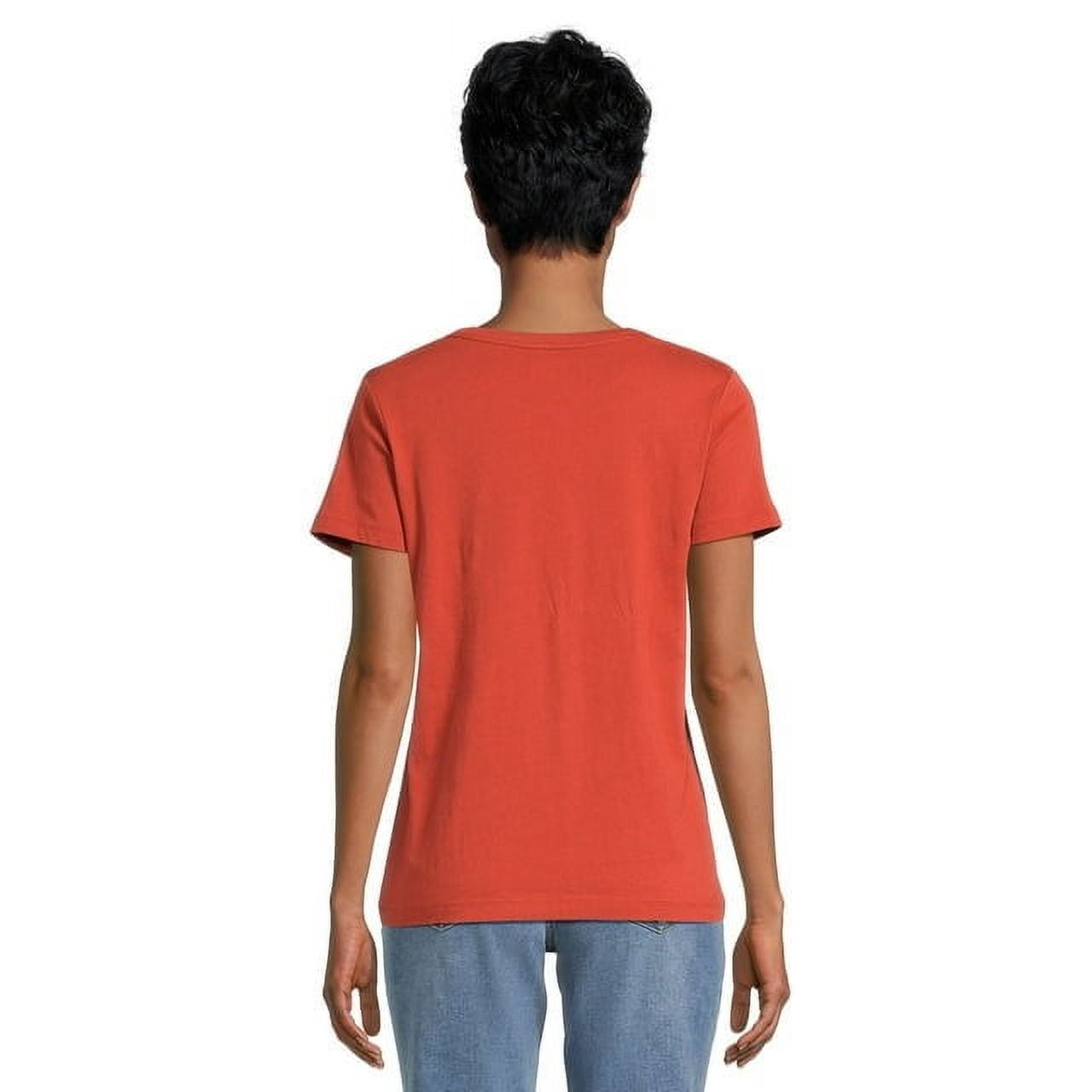 Time and Tru Women's Short Sleeve Crew Tee (5 Pack)