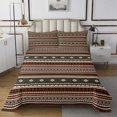 thumbnail image 1 of Erosebridal Boho Aztec Bedspread Sets Queen Size, Tribal Coverlet Set Queen, Triangle Geometry Bed Set, Super Cozy Bedroom Decorative, 3 Pieces, 1 of 6