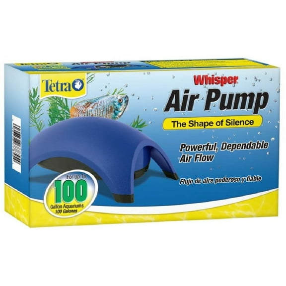 Tetra Whisper Air Pump for 60 to 100 Gallon Aquariums, Powerful Airflow, Non-UL Listed