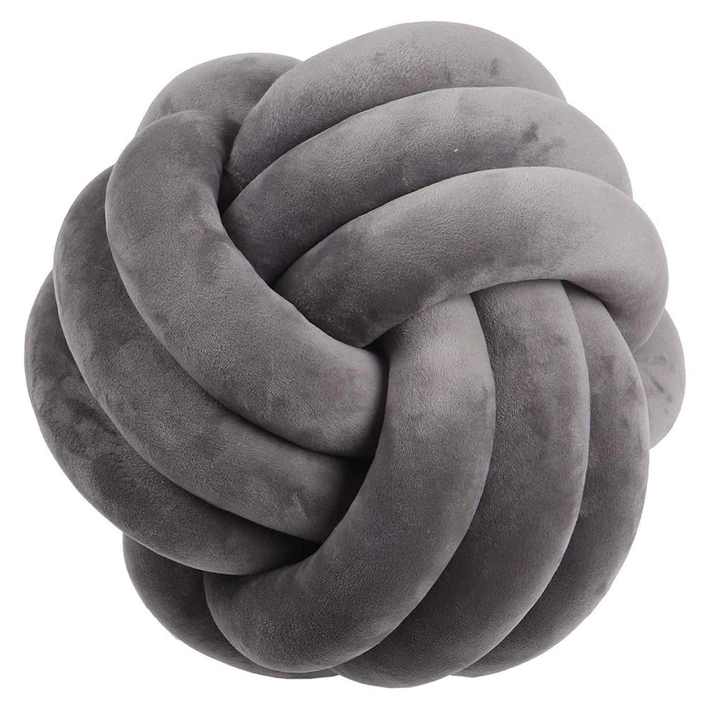 Round Knot Pillow Hand-woven Cushion Throw Pillow for Home Sofa Decoration 