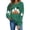 Army Green Sweatshirts, variant on Jsaierl Halloween Sweatshirts for Women Cute Ghost Graphic Pullovers Fall Classic Round Neck Long Sleeve Sweater Tops Halloween Clothes, Sizes S-2XL