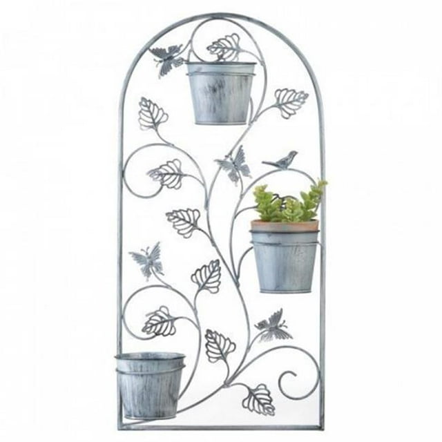 Summerfield Terrace 10018891 Butterfly Trellis with Flower Pots