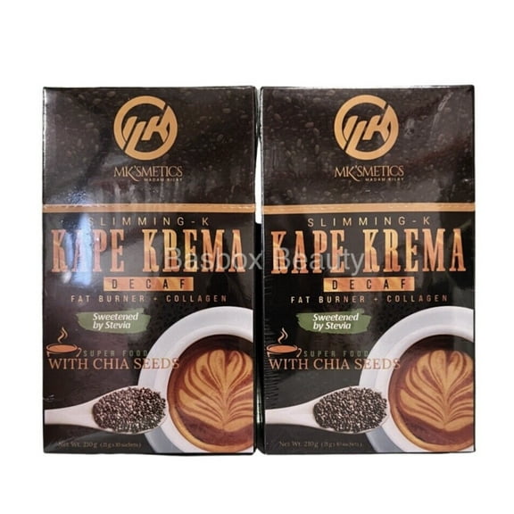 2 Boxes Mk’smetics Slimming-K KAPE KREMA by Madam Kilay (20 Sachets)
