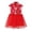 Wine, variant on HNMKIU Elegant Chinese Qipao Style Holiday Dress for Girls Spring Festival Celebration and Occasions Watermelon Red,5-6 yeras