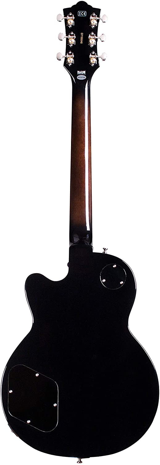 Guild Newark St Collection Aristocrat HH Electric Guitar in Trans Black Burst