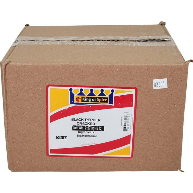 Kasuku Poivre Noir Concassé, 5 Lb 1 Unité