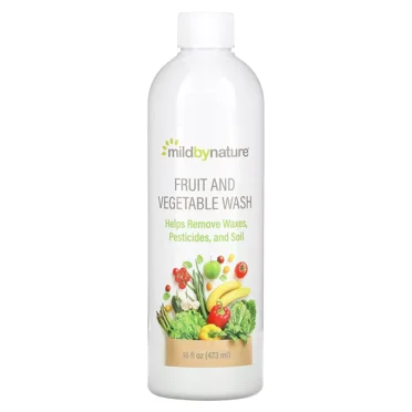 Fruit and Vegetable Wash, 16 fl oz (473 ml) - Removes Pesticides, Wax, and Dirt