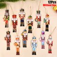 thumbnail image 3 of Cascanueces de Navidad, soldado, colgante de madera, adornos colgantes para árbol de Navidad, decoración navideña 2024 para el hogar, regalos de Año Nuevo 2025, 3 of 5