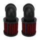 thumbnail image 2 of Motorcycle Air Filter 28 to 48mm Universal for 50cc 70cc 90cc 125cc Moped Scooter ATV Dirt Bike Black Red, 2 of 5