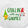 thumbnail image 4 of Inktastic Chillin' with My Gnomes Boys or Girls Baby Bib, 4 of 4