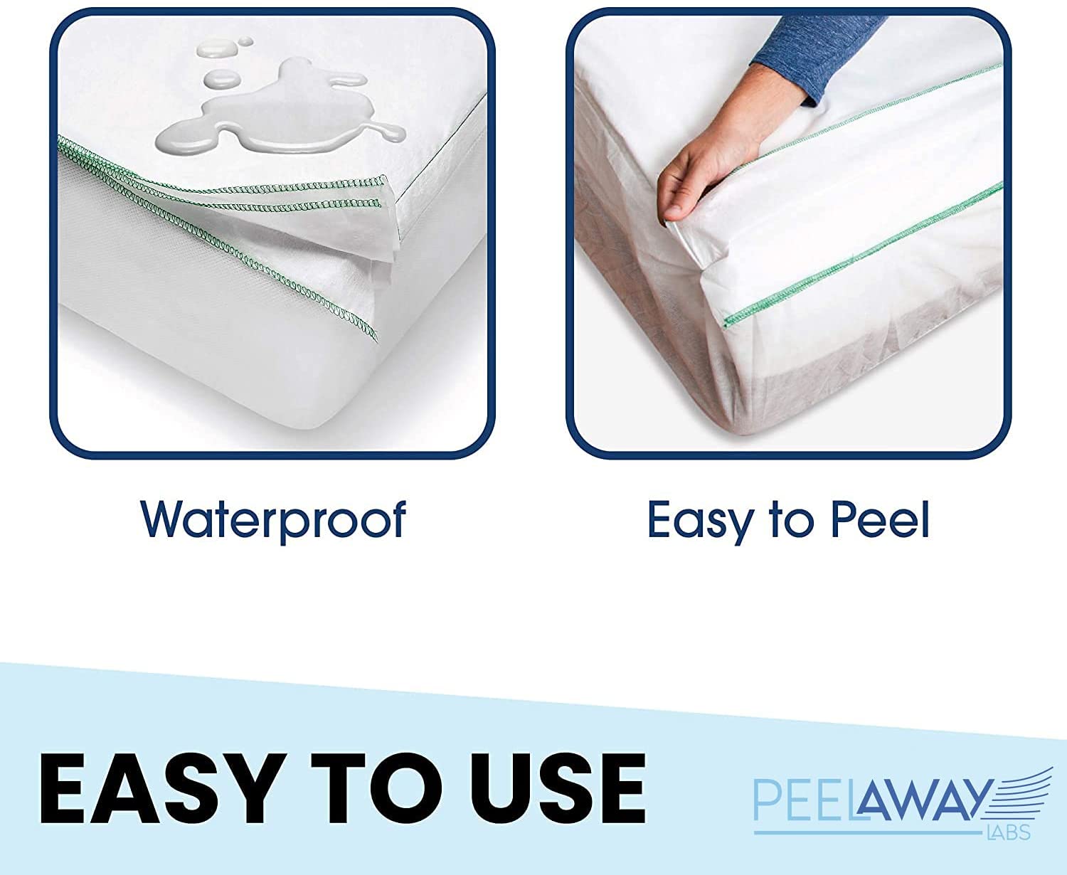 PEELAWAYS Incontinence Mattress Protector Disposable Fitted Sheets ...