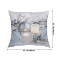 thumbnail image 3 of Funda de almohada navideña de terciopelo de piel de melocotón 17,71 x 17,71 pulgadas Fiudx, 3 of 6