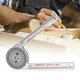 thumbnail image 4 of BLEEUS Miter Saw Protractor Angle Gauge Bevel Protractor For Building Trades (Sliver)Student Supplies, 4 of 10