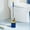 Blue, variant on Toilet Brush with Holders, InsCrazy Toilet Brush with Hard Bristles Bathroom Cleaning Bowl Brush Kit Modern and Compact Toilet Cleaner Brush Long Handle Bristles for Bathroom