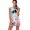 BZA1899, variant on Abstract colorful patterned circles Sports Dresses Women Tennis Dress Outdoor Badminton Golf Quick-Drying And Breathable Sports Dress