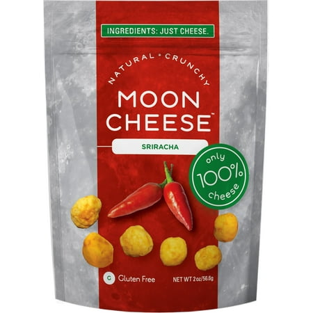 Moon Cheese Monterey Jack Sriracha, 2oz (3 Pack); Low Carb; Keto (Best Low Carb Chinese Food)