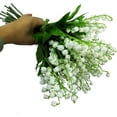 thumbnail image 3 of 12PCS Artificial Lily of The Valley Flowers Bush for Home Garden Wedding Decoration, Silk Flowers Bouquet Indoor Decor, 3 of 6