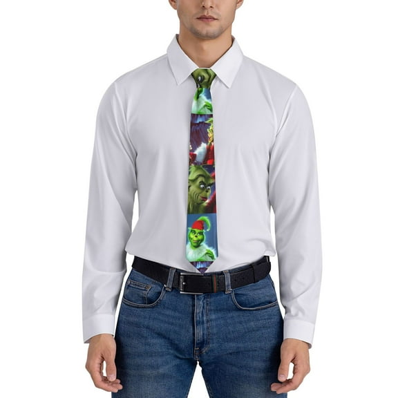 G-Rinch Blanket Men's Necktie Fashion Cool Printed Novelty Suit Neck Ties for Party Work Casual Holiday