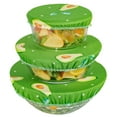 thumbnail image 2 of Travelwant 3Pcs/Set Reusable Beeswax Food Wraps, All-Natural and Reusable Food Wraps, Sustainable, Fresh Design Beeswax Wrappings, Bowl Cover, Zero Waste Biodegradable Sandwich Wrappers, 2 of 7