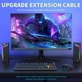 thumbnail image 4 of Altavoces para ordenador OFFSIR PC SoundBar Gaming RGB USB 3.5 mm, 4 of 8