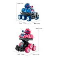 thumbnail image 3 of SSNTSY Shooting Tank Car Toy Battle Car with Turret and Shooting Button Collision Deformation Allterrain Vehicle Die Toy for Birthday Gifts, 3 of 3
