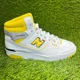 thumbnail image 1 of New Balance 650R Mens Size 8.5 White Yellow Basketball Leather Shoes Sneakers, 1 of 6