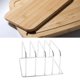 thumbnail image 1 of Soporte Organizador Para Tabla De Cortar, Soporte Para Tabla De Cortar De Acero Inoxidable, Soporte De Almacenamiento Con 4 Ranuras Para Encimera De Cocina, 1 of 7