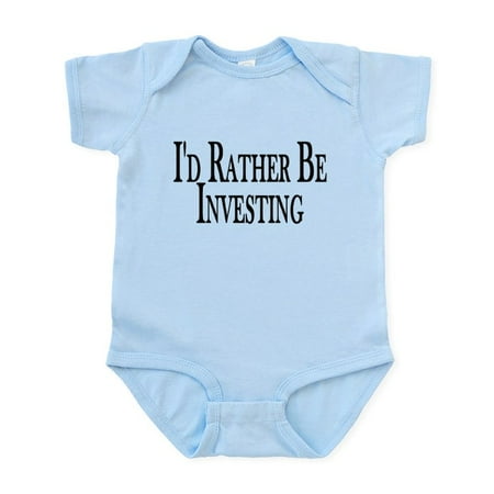 

CafePress - Rather Be Investing Infant Bodysuit - Baby Light Bodysuit