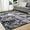 Tie-dyed Dark Grey, variant on Large 6x9 Area Rugs for Living Room, Indoor Shaggy Rugs for Bedroom, Anti-Slip Fluffy Shag Rugs Fuzzy Furry Plush Rugs for Kids Girls Room Decor, Tie-Dyed Dark Grey