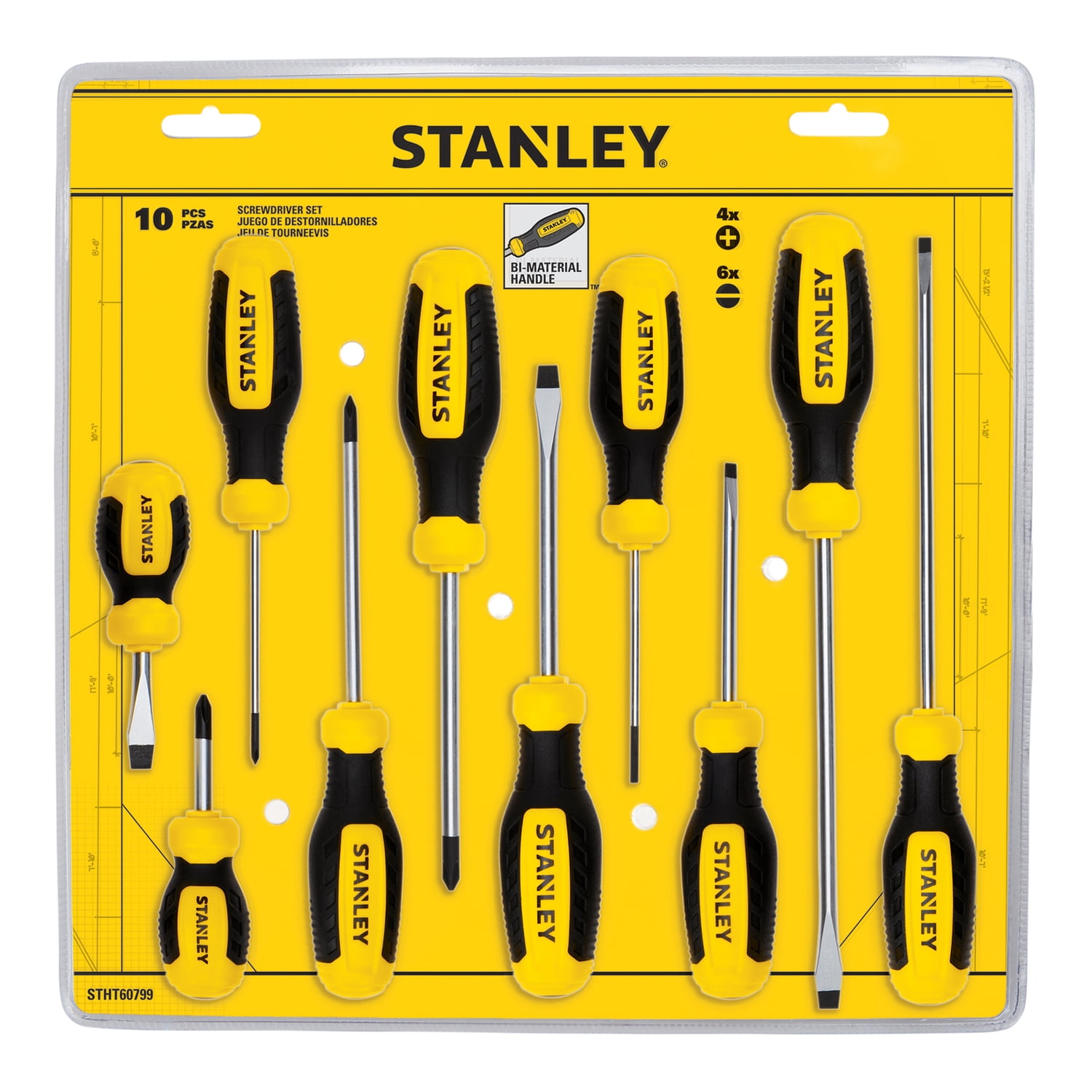 STANLEY 10-Piece Screwdriver Set