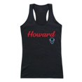 thumbnail image 1 of W Republic 557-171-BLK-02 Howard University Womens Script Tank Top, Black - Medium, 1 of 1