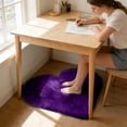 thumbnail image 3 of HeartâShaped Shaggy Floor Rug, 23.62" x 19.69", Soft Plush Decorative Area Mat for Bedroom Living Room Home Decor, 3 of 4