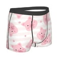 thumbnail image 2 of Rateoe Cartoon Pig Mens Boxer Briefs Poly Spandex Performance Boxer Briefs Underwear Hem Boxer Briefs - Large, 2 of 8