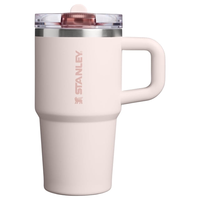 Vaso STANLEY Quencher ProTour Flip Straw, 590 ml, cuarzo rosa