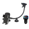 thumbnail image 1 of Cell Phone Holder for Car Phone Mount Long Arm Dashboard Windshield Phone Holder Strong Suction Anti-Shake Stabilizer, 1 of 1