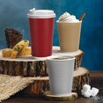 thumbnail image 3 of Nicole Home Collection 00742 Ripple Hot Cup, 12-Ounce, Tan, 3 of 5