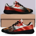 thumbnail image 3 of Red Doberman Pinscher Canadian Dog Lover Shoes Sneakers Black Size 9, 3 of 7