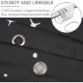 thumbnail image 3 of Gothic Shower Curtain 72x72inch Gothic Black White Sugar Skull Skeleton Witchy Shower Curtain Spooky Bathroom Set Moon Crow Bathtub Accessoriess Decor, Sets with 12 Hooks, 3 of 6