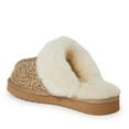 thumbnail image 6 of Fireside By Dearfoams Women's Sydney Genuine Shearling Scuff Slipper, 6 of 8