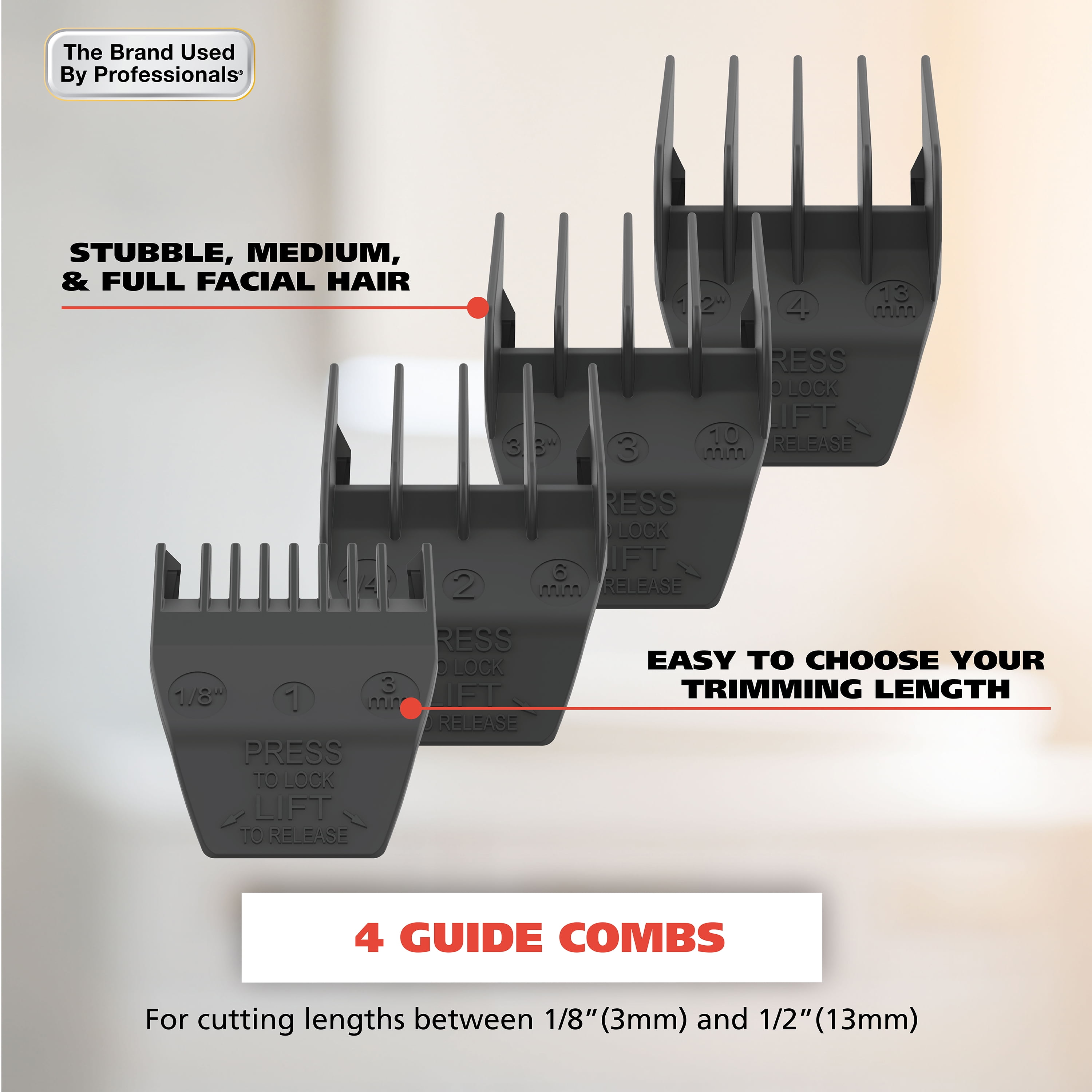 Wahl Trim Pro Compact Corded Trimmer for Men with Detachable Blades 3025731