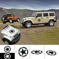 thumbnail image 1 of Car Sticker Personalized Scratches Protective Stickers Car Decorative Stickers for Jeep (white), 1 of 8