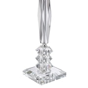 Vienna Full Spectrum Traditional Table Lamps 25 1/2 High Set of 2 Crystal Cut Column Geneva White Square Shade for Bedroom Living Room Bedside Office