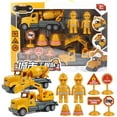 thumbnail image 2 of Gifts for Kids! Fwttom Toy Cars, Children's Inertias Car Toy Car Hot Set Excavator Dump Truck Toys, 2 of 9