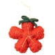 thumbnail image 1 of Juego de adornos navideños de fieltro, adornos de estrella de mar hechos a mano, diseño de flor de estrella de árbol de Navidad rojo, decoración navideña para el hogar, adornos colgantes tradicionales, 1 of 5