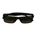 thumbnail image 4 of Kenneth Cole Reaction Mens Black to Tortoise Square Plastic Sunglass KC1417. 5N, 4 of 4